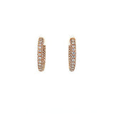 Diamond Hoop Earrings-Diamond Hoop Earrings - DETIJ01508