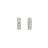 Diamond Hoop Earrings-Diamond Hoop Earrings - DETIJ01580
