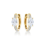 Diamond Huggie Earrings - DENKA04220