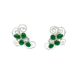 Diamond Jade Earrings-Diamond Jade Earrings -
