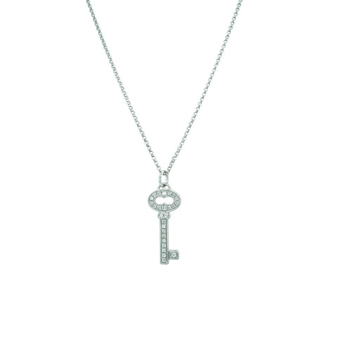 Diamond Key Necklace-Diamond Key Necklace - DNTIJ02204