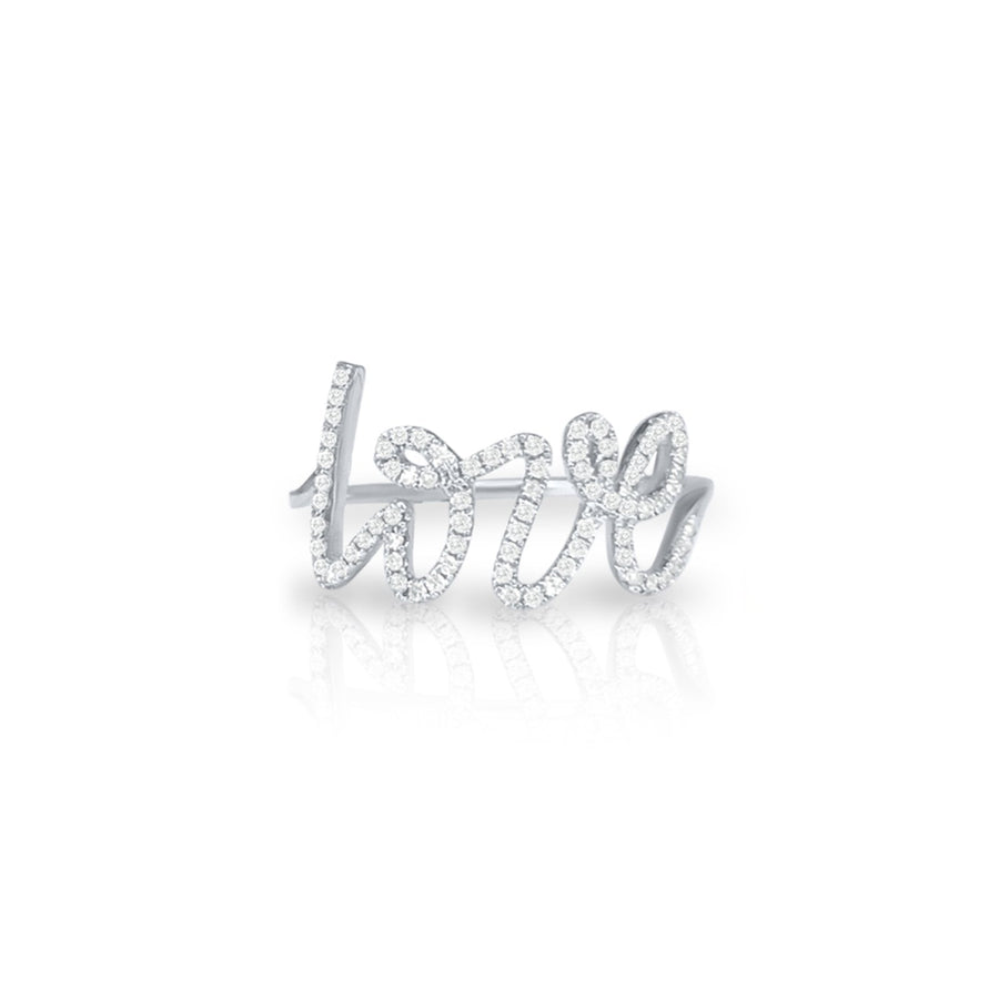 Diamond "Love" Ring - DRRDI00257