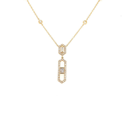 Diamond Necklace-Diamond Necklace - DNRDI00158