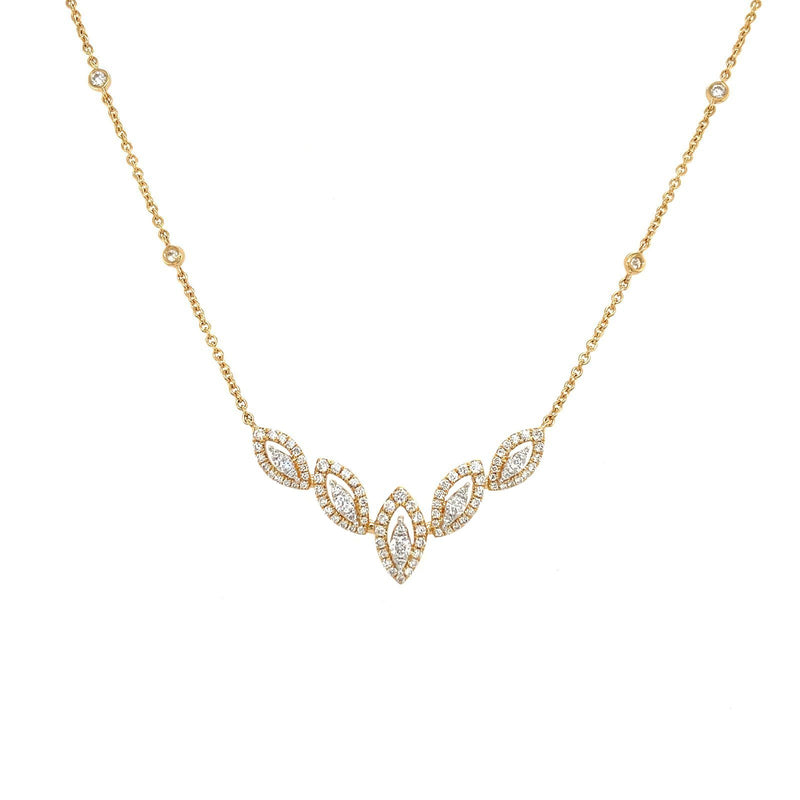 Diamond Necklace-Diamond Necklace - DNRDI00182