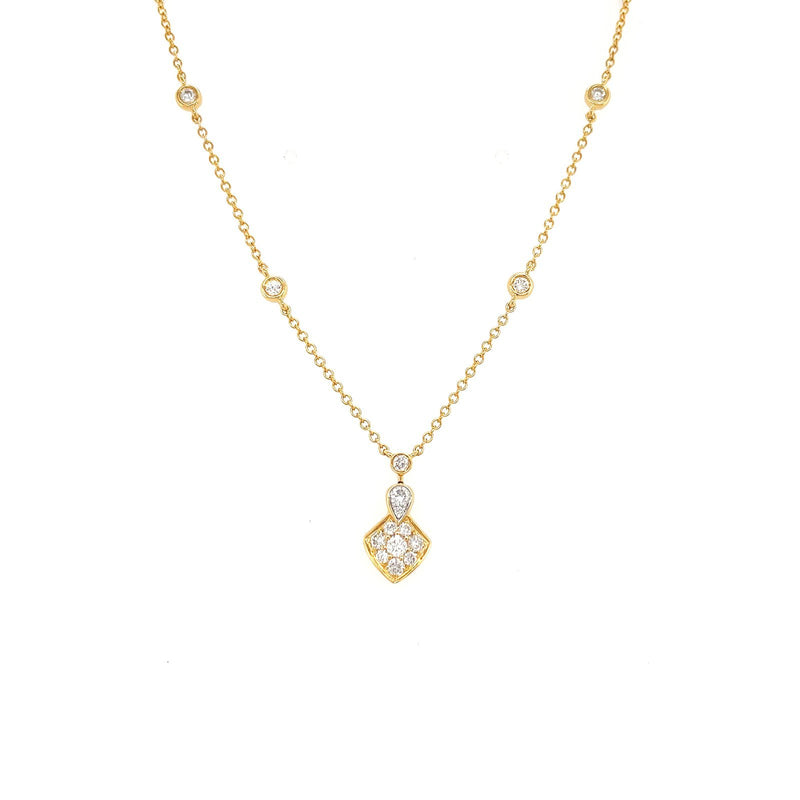 Diamond Necklace-Diamond Necklace - DNRDI00240