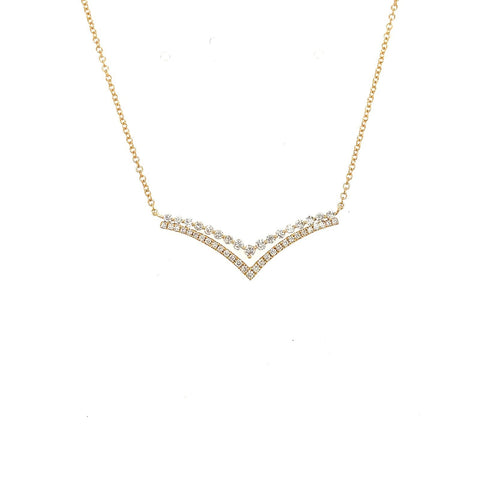 Diamond Necklace-Diamond Necklace - DNRDI00349