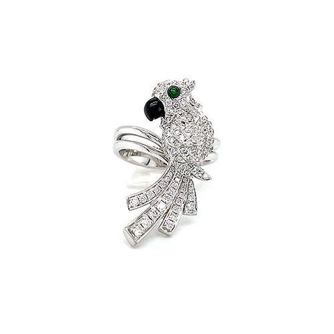 Diamond Parrot Ring-Diamond Parrot Ring -