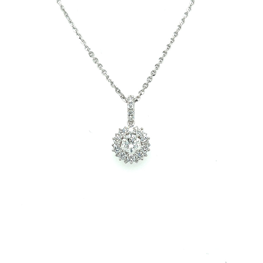 Diamond Pendant and Chain - DNJST04710