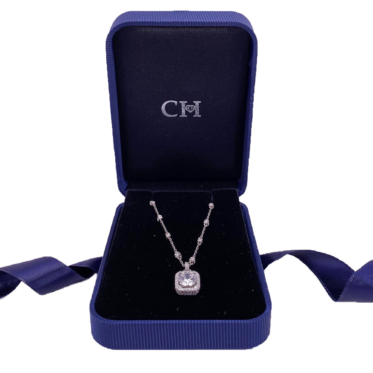 Diamond Pendant and Chain - Necklaces - CH Premier Jewelers