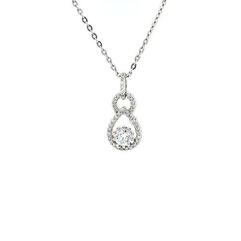 Diamond Pendant and Chain-Diamond Pendant and Chain -