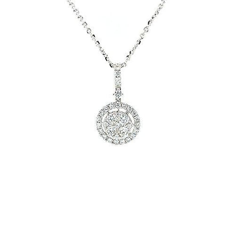 Diamond Pendant and Chain-Diamond Pendant and Chain -