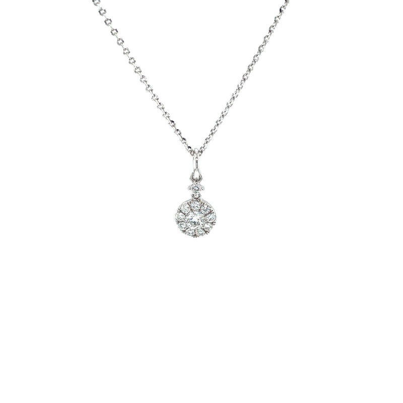 Diamond Pendant and Chain-Diamond Pendant and Chain -