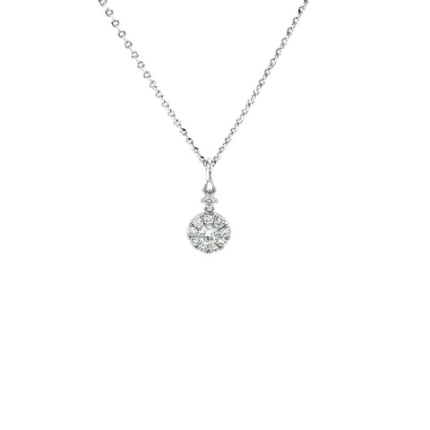 Diamond Pendant and Chain -