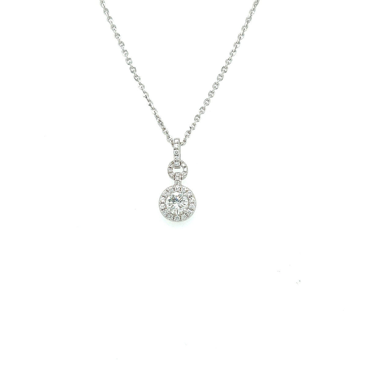 Diamond Pendant and Chain - DNTIJ02222