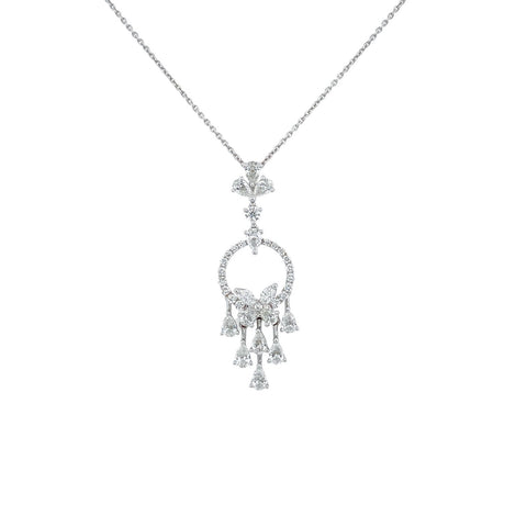 Diamond Pendant and Chain-Diamond Pendant and Chain -