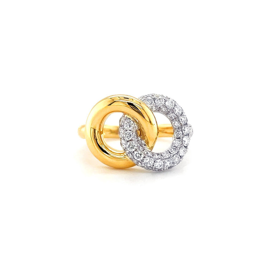 Diamond Ring Two Tone - DRDRA10231
