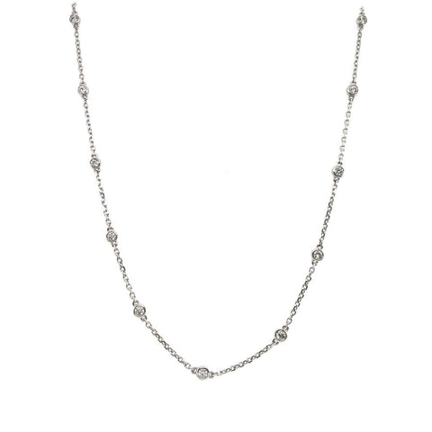 Diamond Station Necklace-Diamond Station Necklace - DNTIJ02044