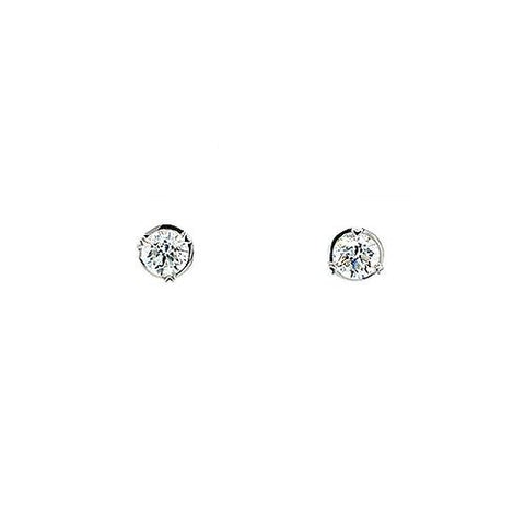 Diamond Stud Earrings-Diamond Stud Earrings -
