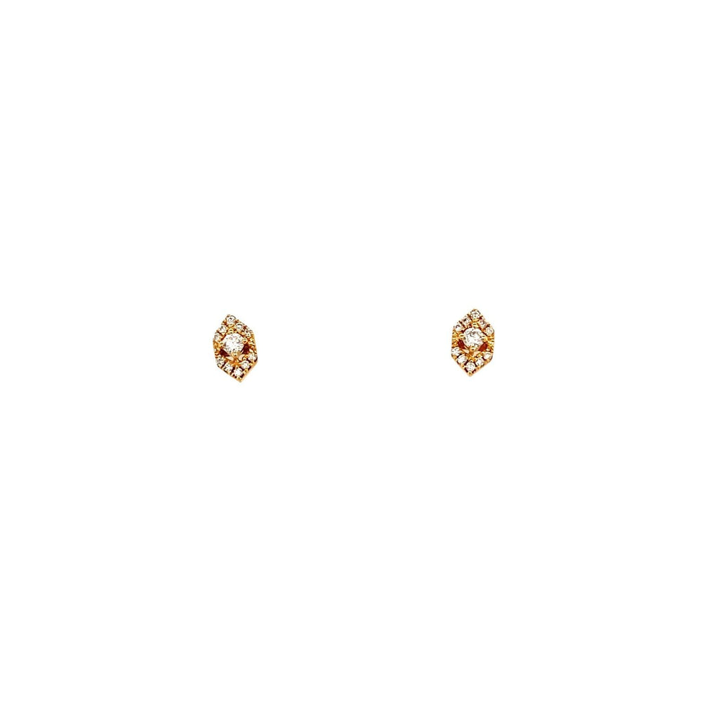 Diamond Stud Earrings - DERDI00037