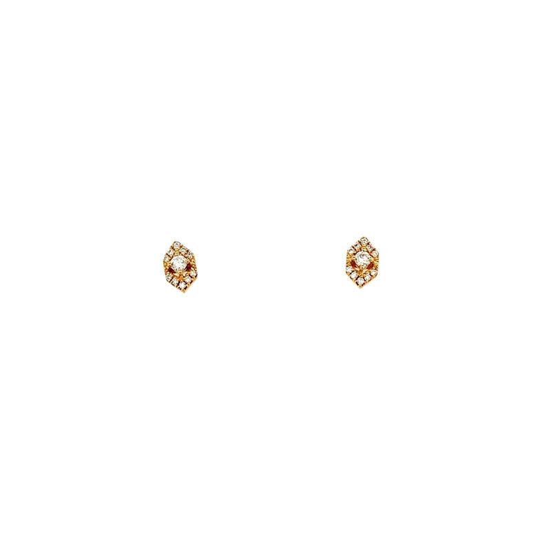 Diamond Stud Earrings-Diamond Stud Earrings - DERDI00037