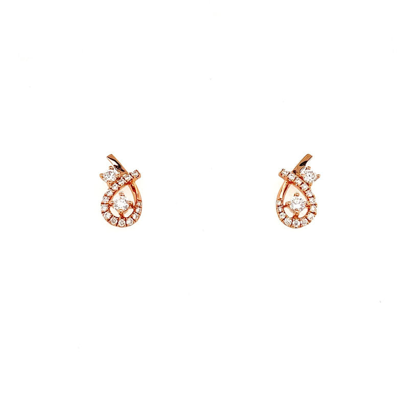 Diamond Stud Earrings-Diamond Stud Earrings - DERDI00046