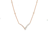 Diamond V Necklace-Diamond V Necklace - DNRDI00331