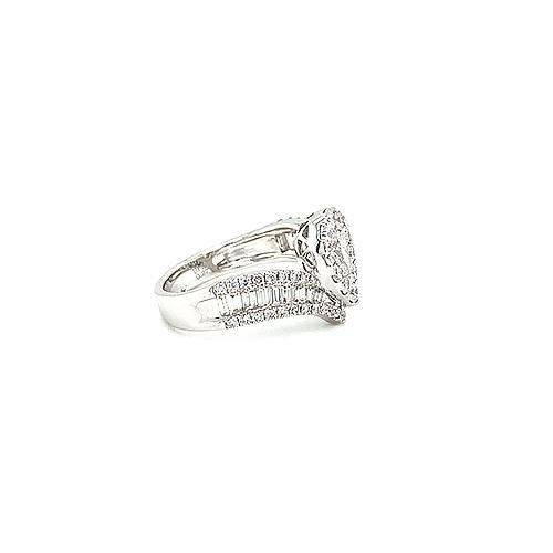Diamond "V" Ring -