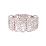 Diamond Wide Bracelet-Diamond Bracelet - Bracelets - CH Premier Jewelers