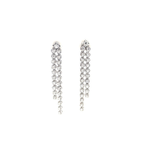 Drop Diamond Earrings-Drop Diamond Earrings - DEEDW00190