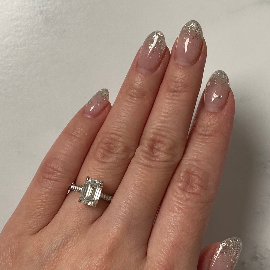 Emerald-cut Engagement Ring - DRJST01955