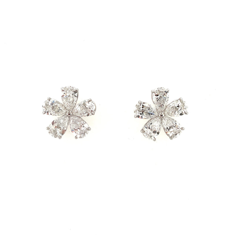Flower Diamond Studs-Flower Diamond Studs - DEUJD00281