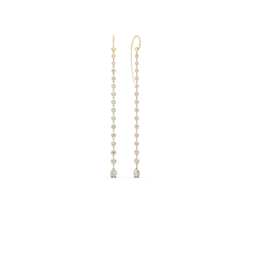 Forevermark Alchemy Envoy Large Hoops With Long Drops -