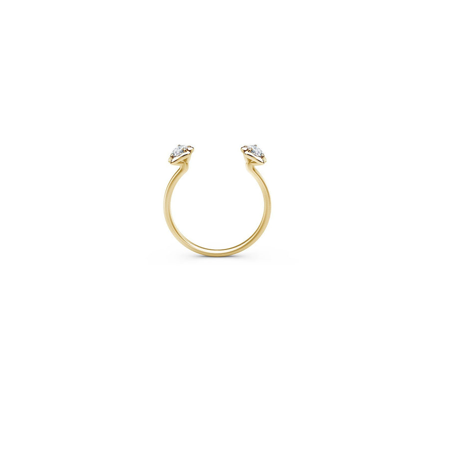 Forevermark Alchemy Envoy Two Stone Open Stackable Ring -