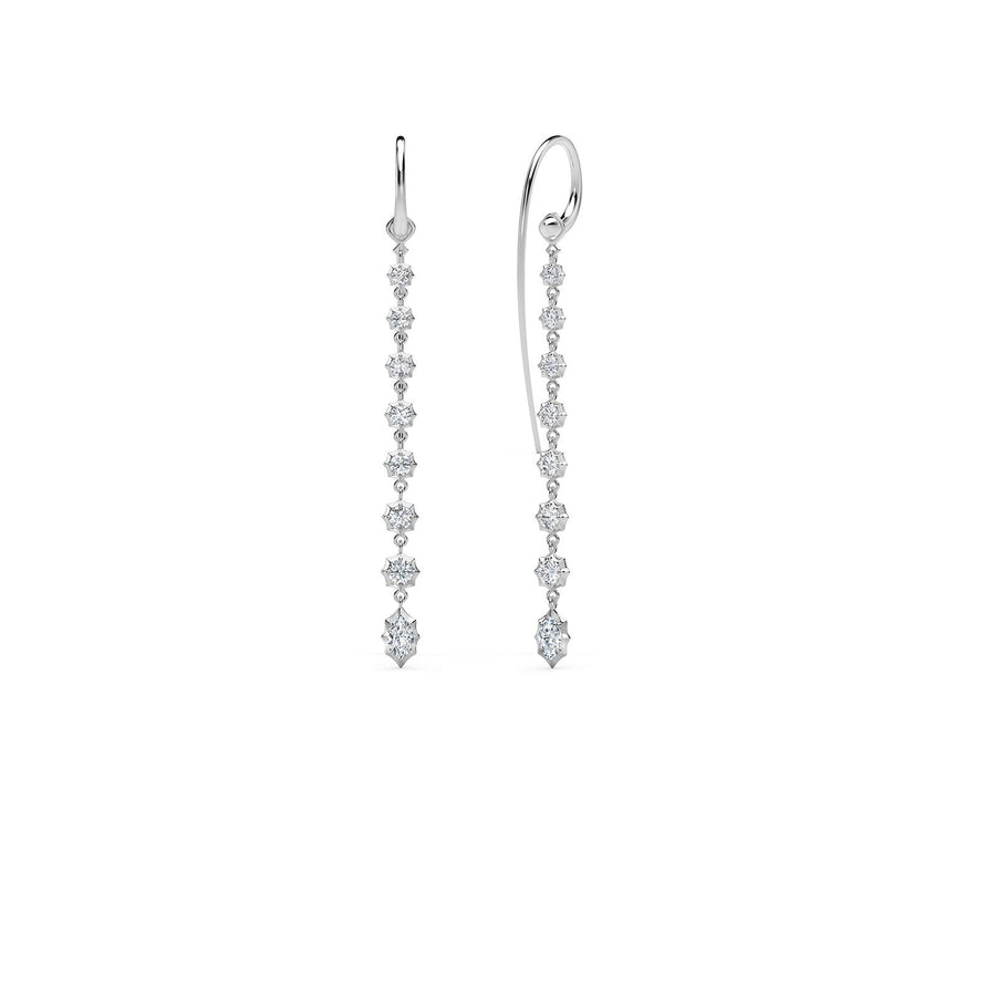 Forevermark Alchemy Maverick Large Hoops With Long Drops -