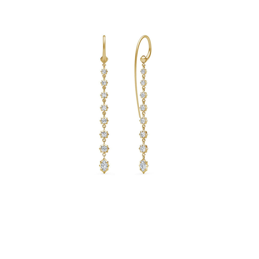 Forevermark Alchemy Maverick Large Hoops With Long Drops -