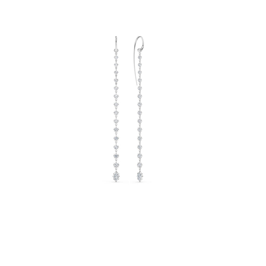 Forevermark Alchemy Maverick Large Hoops With Long Drops -