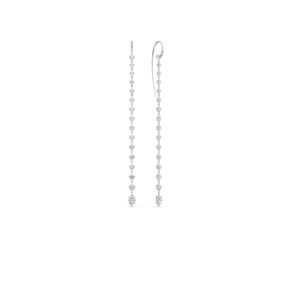 Forevermark Alchemy Maverick Large Hoops With Long Drops -