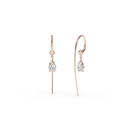 De Beers Forevermark Alchemy Maverick Large Hoops With Single Drops-Forevermark Alchemy Maverick Large Hoops With Single Drops -