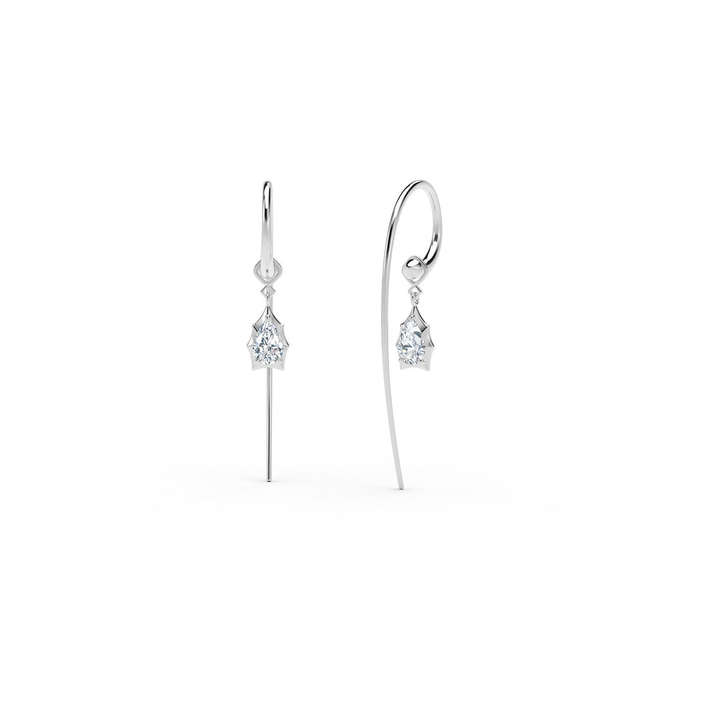 Forevermark Alchemy Maverick Large Hoops With Single Drops -