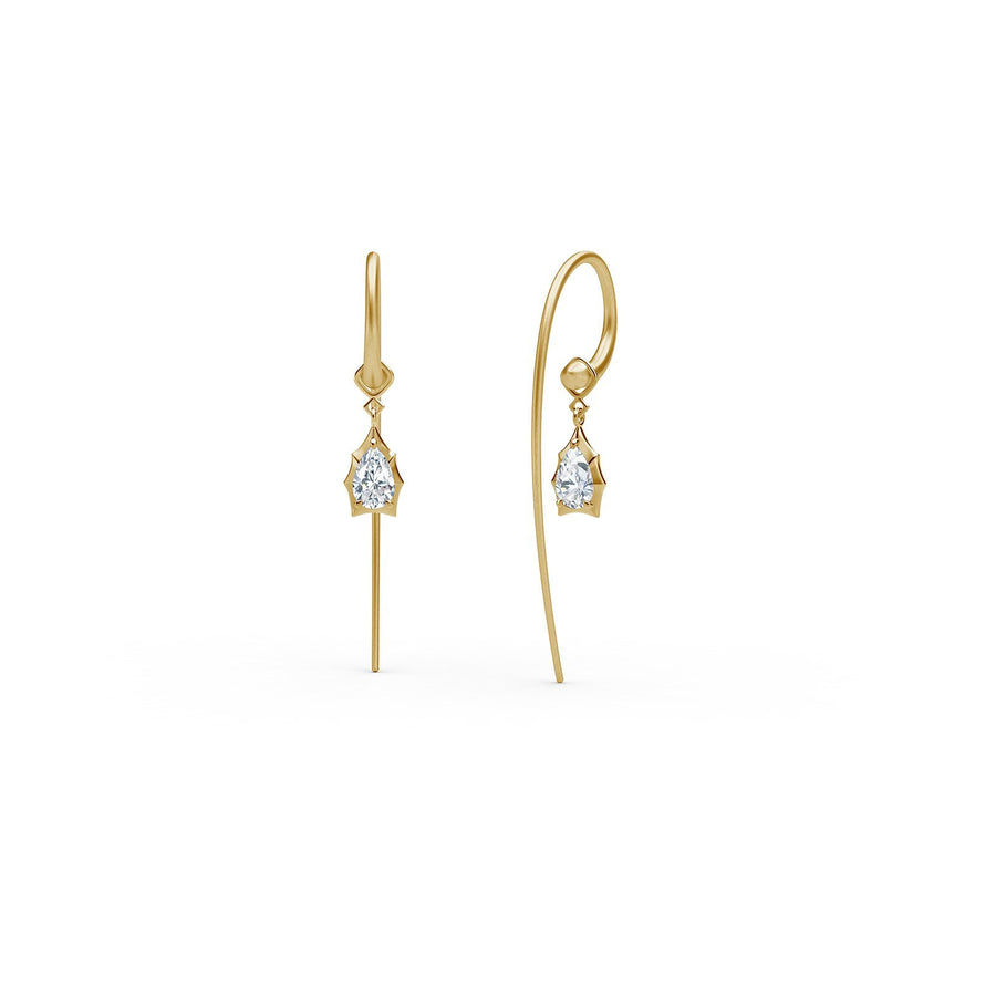 Forevermark Alchemy Maverick Large Hoops With Single Drops -