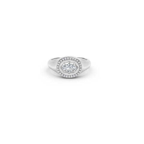 De Beers Forevermark Alchemy Maverick Signet Ring-Forevermark Alchemy Maverick Signet Ring -
