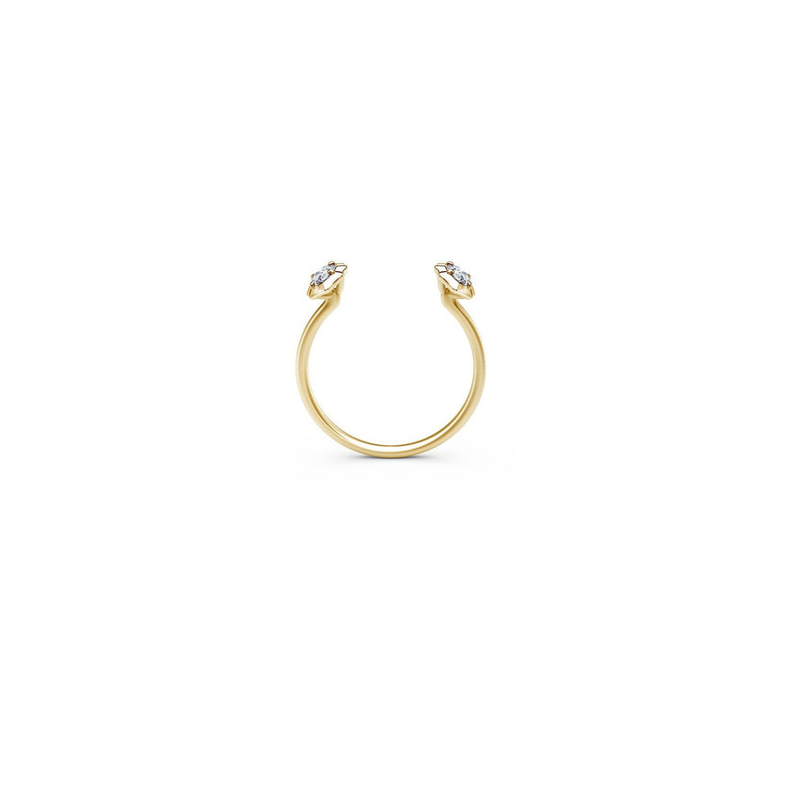 Forevermark Alchemy Maverick Two Stone Open Stackable Ring -