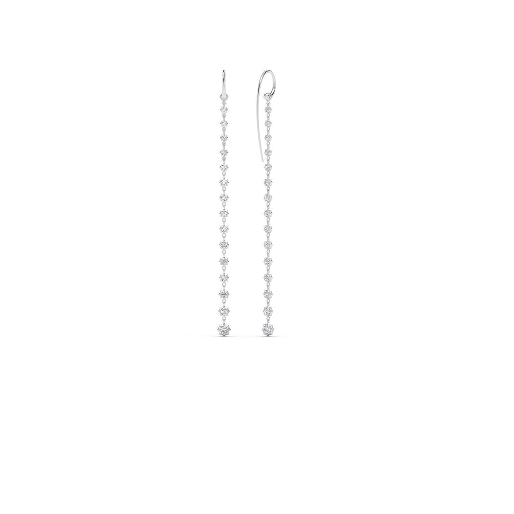 Forevermark Alchemy Sophisticate Large Hoops With Long Drops -