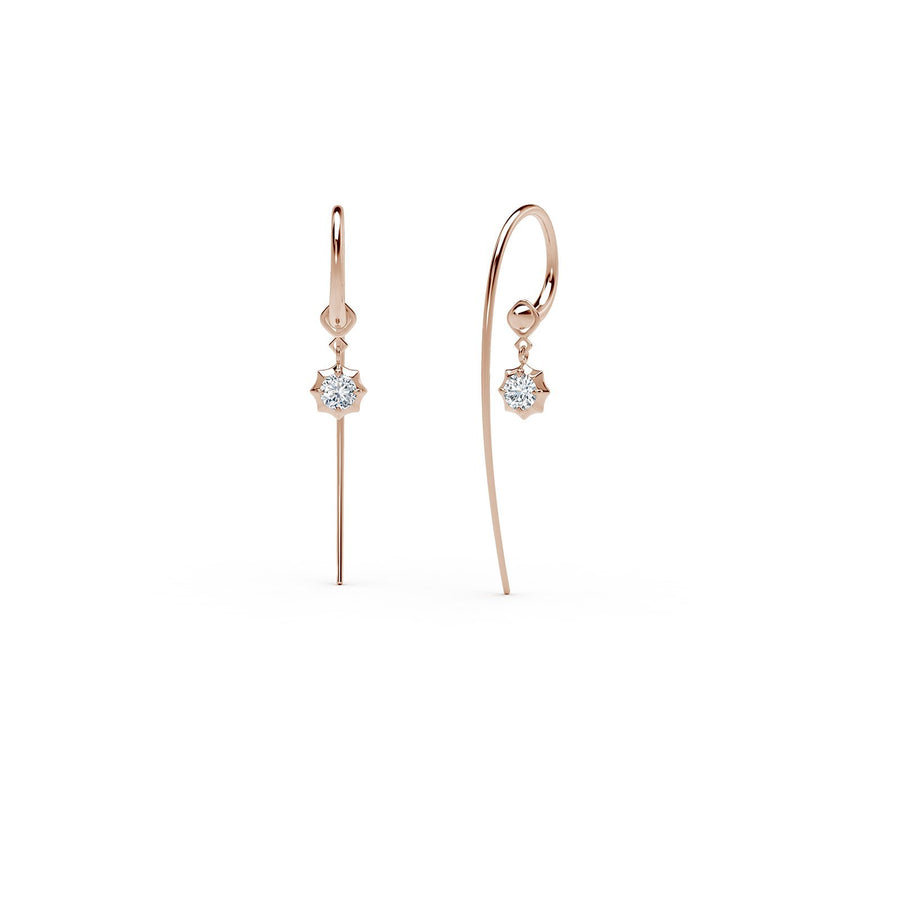 Forevermark Alchemy Sophisticate Large Hoops With Single Drops -