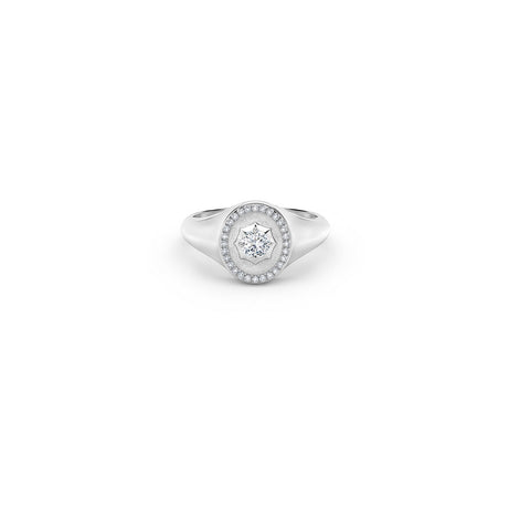 De Beers Forevermark Alchemy Sophisticate Signet Ring-Forevermark Alchemy Sophisticate Signet Ring -