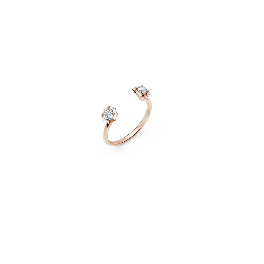 Forevermark Alchemy Sophisticate Two Tone Open Stackable Ring -