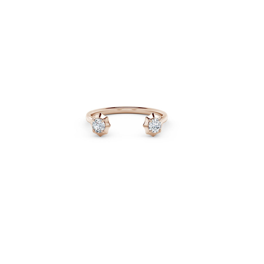 Forevermark Alchemy Sophisticate Two Tone Open Stackable Ring -