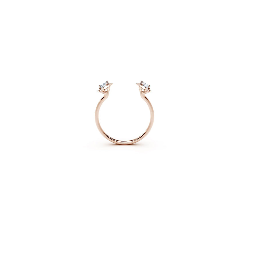 Forevermark Alchemy Sophisticate Two Tone Open Stackable Ring -