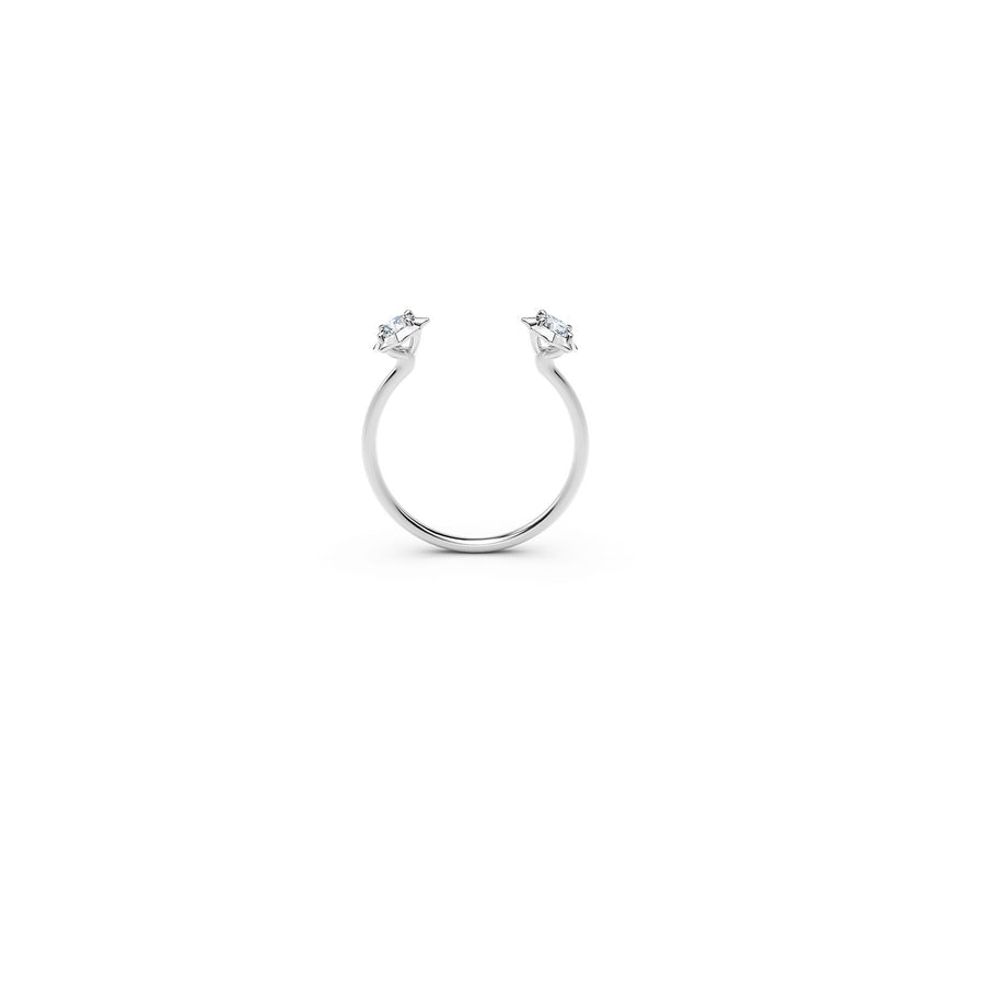Forevermark Alchemy Sophisticate Two Tone Open Stackable Ring -