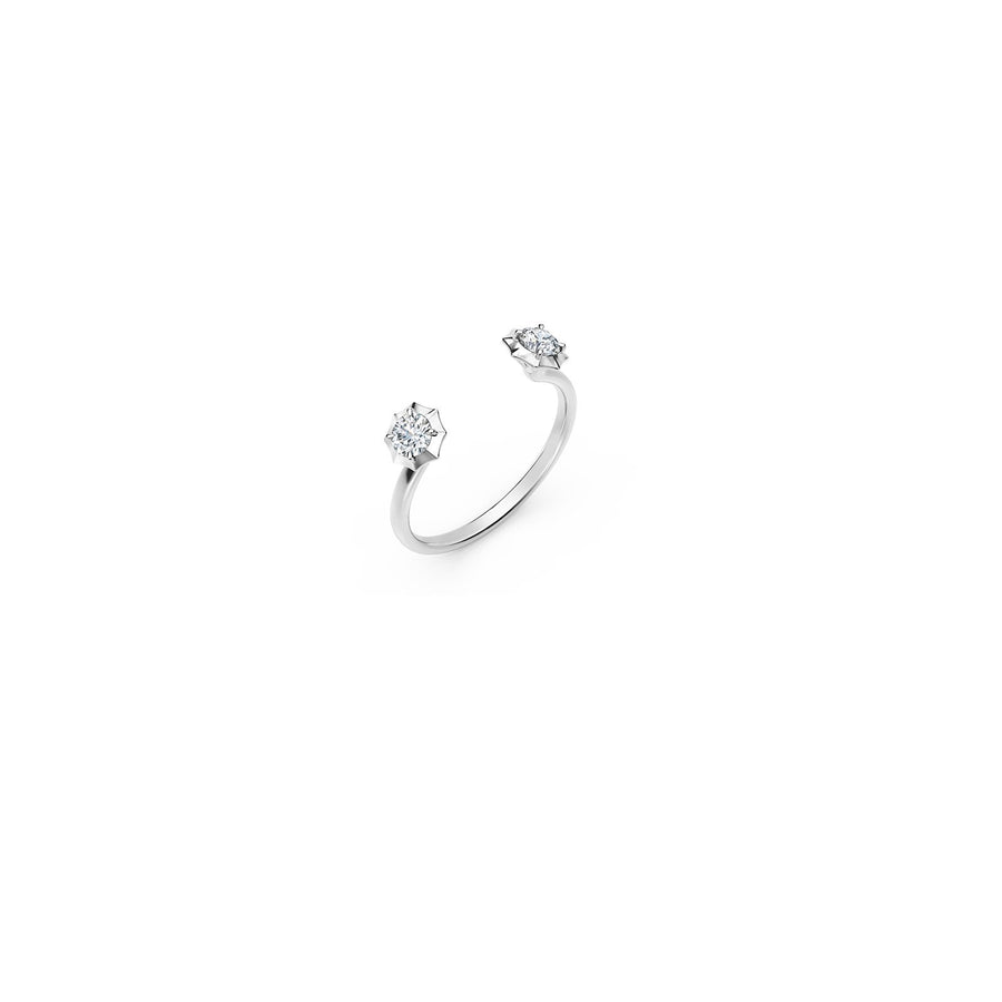 Forevermark Alchemy Sophisticate Two Tone Open Stackable Ring -